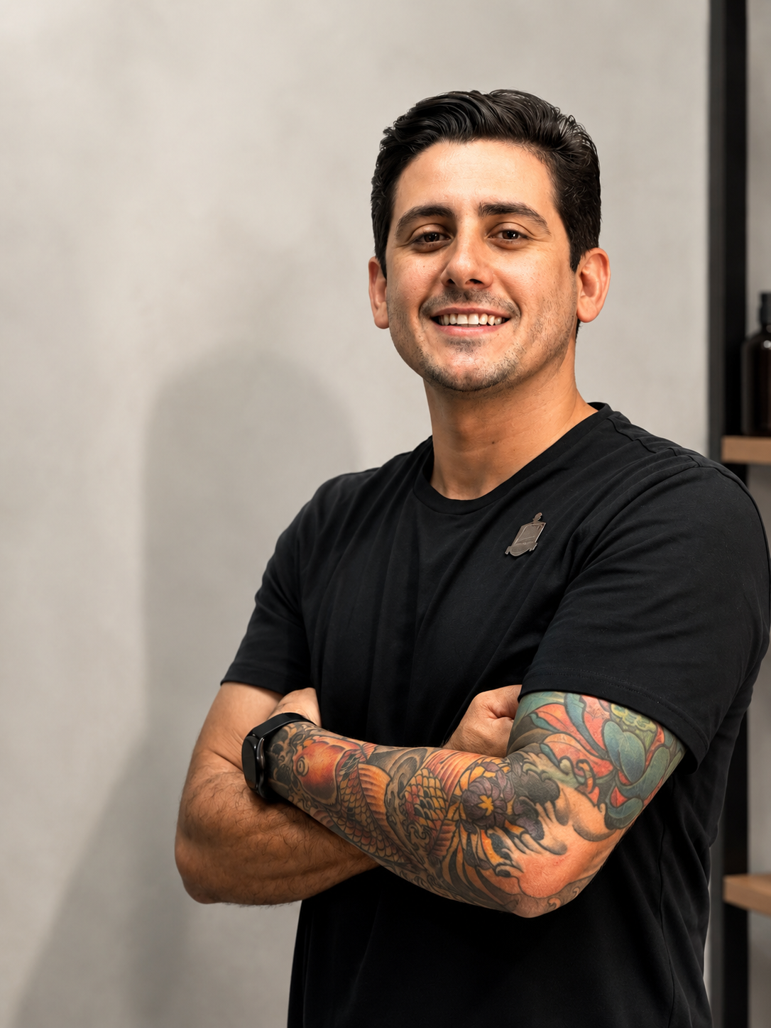 Lincoln Freitas, fundador da Lincoln's Barbershop